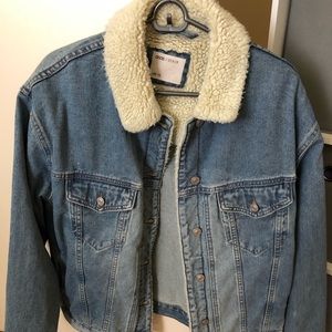 ASOS shearling denim jacket- US size 8